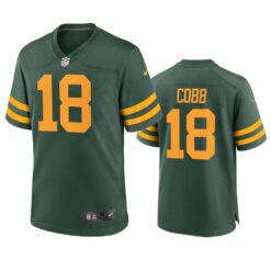 Green Bay Packers Randall Cobb Green Throwback Limited Jersey