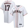 Houston Astros Cristian Javier White Home Replica Jersey