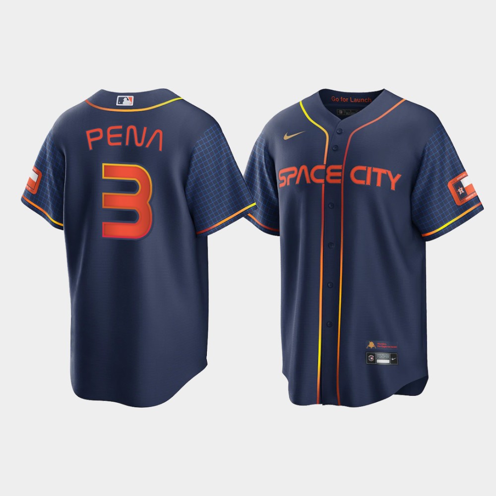 Houston Astros Jeremy Pena Navy 2022 City Connect Replica Jersey Houston Astros Jeremy Pena Navy 2022 City Connect Replica Jersey