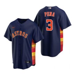 Houston Astros Jeremy Pena Navy Replica Alternate Jersey