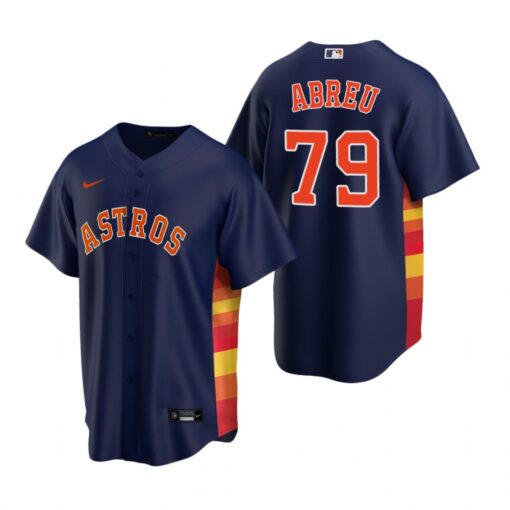 Houston Astros Jose Abreu Navy Alternate Replica Jersey