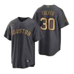 Houston Astros Kyle Tucker Charcoal 2022 All-Star Game Replica Jersey
