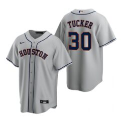 Houston Astros Kyle Tucker Gray Replica Jersey