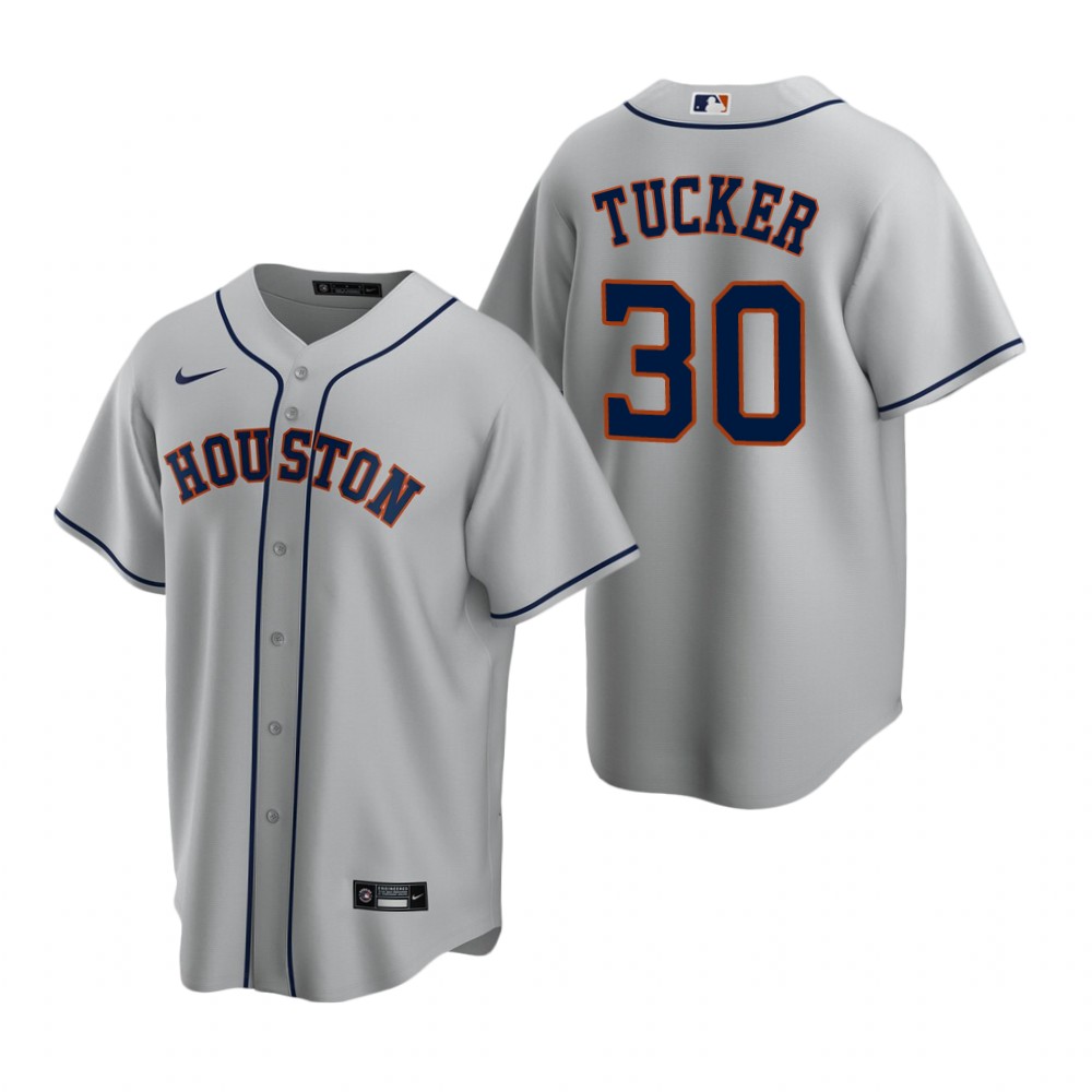 Houston Astros Kyle Tucker Gray Replica Jersey Houston Astros Kyle Tucker Gray Replica Jersey