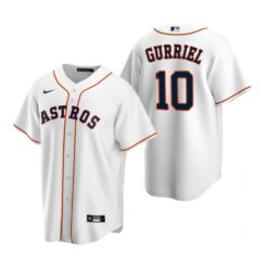 Houston Astros Yuli Gurriel White Replica Home Jersey