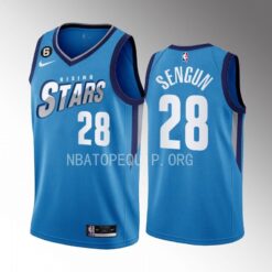 Houston Rockets Alperen Sengun 2023 NBA Rising Stars Blue Jersey