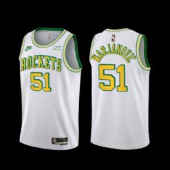 Houston Rockets Boban Marjanovic 2022-23 Classic Edition 55th Anniversary Jersey White