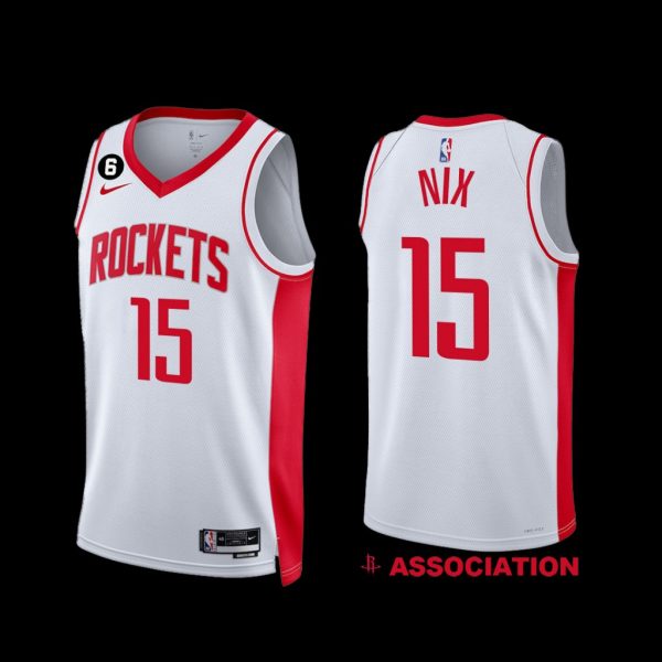 Houston Rockets Daishen Nix 2022-23 White Association Edition Jersey Houston Rockets Daishen Nix 2022-23 White Association Edition Jersey