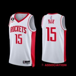 Houston Rockets Daishen Nix 2022-23 White Association Edition Jersey