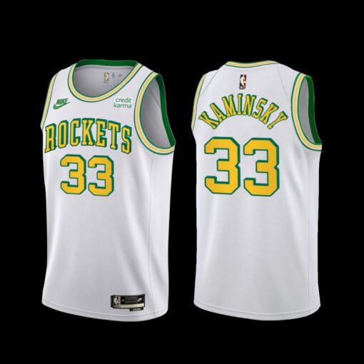 Houston Rockets Frank Kaminsky 2022-23 Classic Edition Jersey White