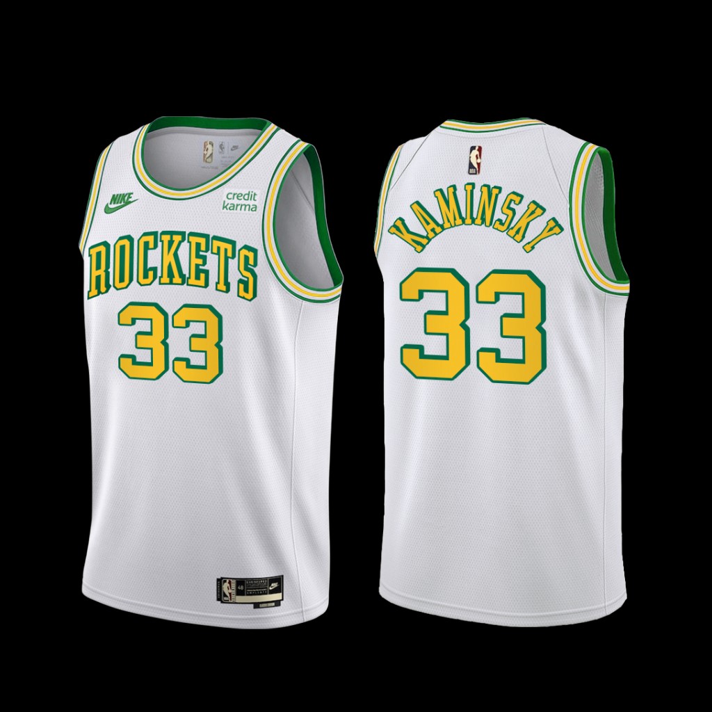 Houston Rockets Frank Kaminsky 2022-23 Classic Edition Jersey White Houston Rockets Frank Kaminsky 2022-23 Classic Edition Jersey White