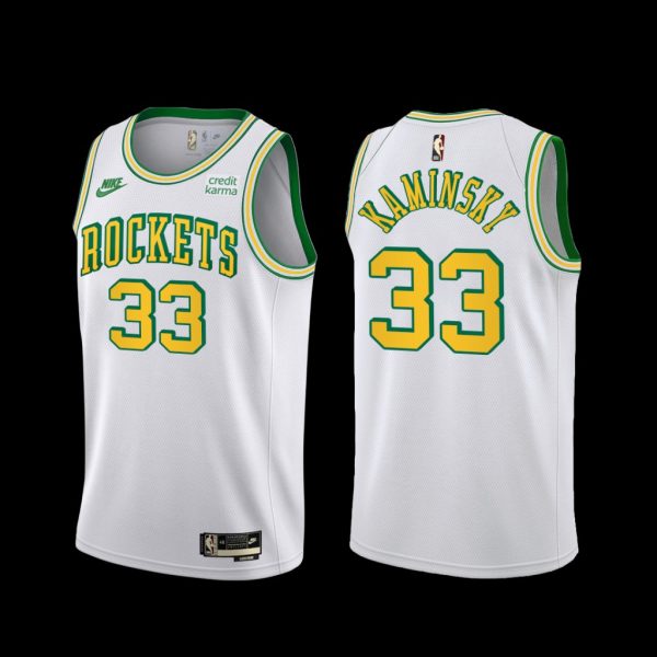 Houston Rockets Frank Kaminsky 2022-23 Classic Edition Jersey White Houston Rockets Frank Kaminsky 2022-23 Classic Edition Jersey White