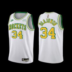 Houston Rockets Hakeem Olajuwon 2022-23 Classic Edition 55th Anniversary Jersey White