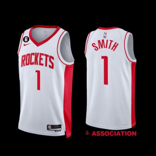 Houston Rockets Jabari Smith 2022-23 Association Edition Jersey White