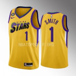 Houston Rockets Jabari Smith 2023 NBA Rising Stars Yellow Jersey