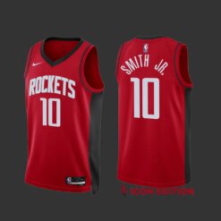 Houston Rockets Jabari Smith Jr Red Icon Edition Jersey