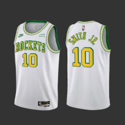 Houston Rockets Jabari Smith Jr White Classic Edition Jersey