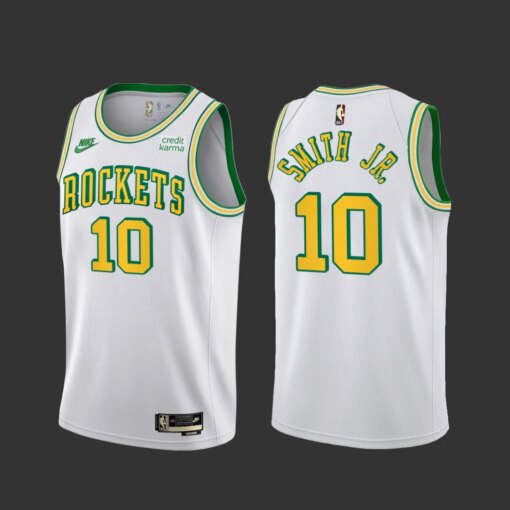 Houston Rockets Jabari Smith Jr White Classic Edition Jersey