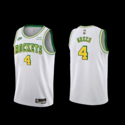Houston Rockets Jalen Green 2022-23 White Classic Edition Jersey