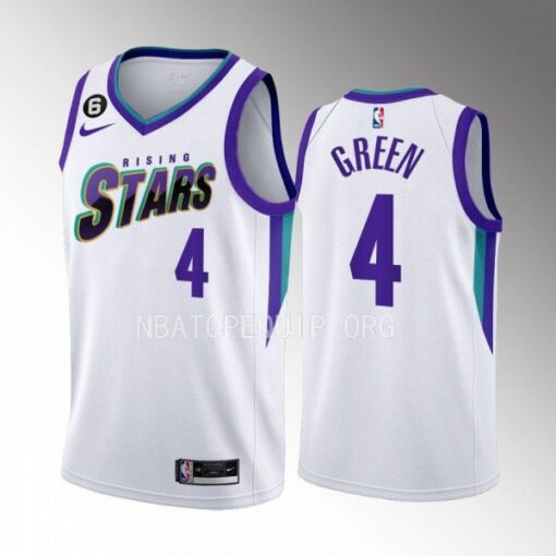 Houston Rockets Jalen Green 2023 NBA Rising Stars White Jersey