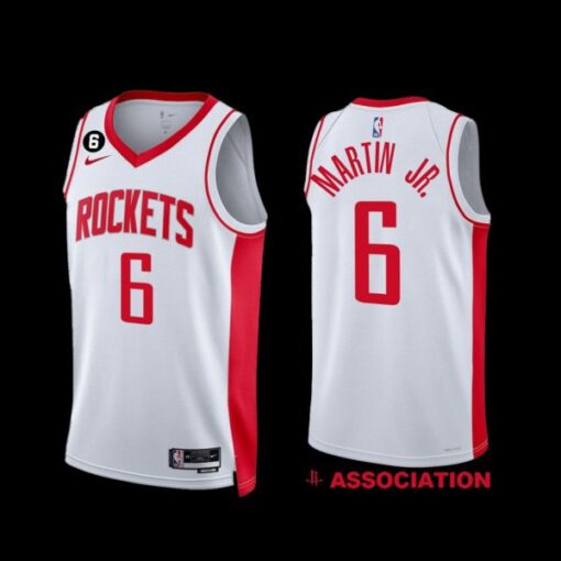 Houston Rockets Kenyon Martin Jr. 2022-23 Association Edition Jersey White