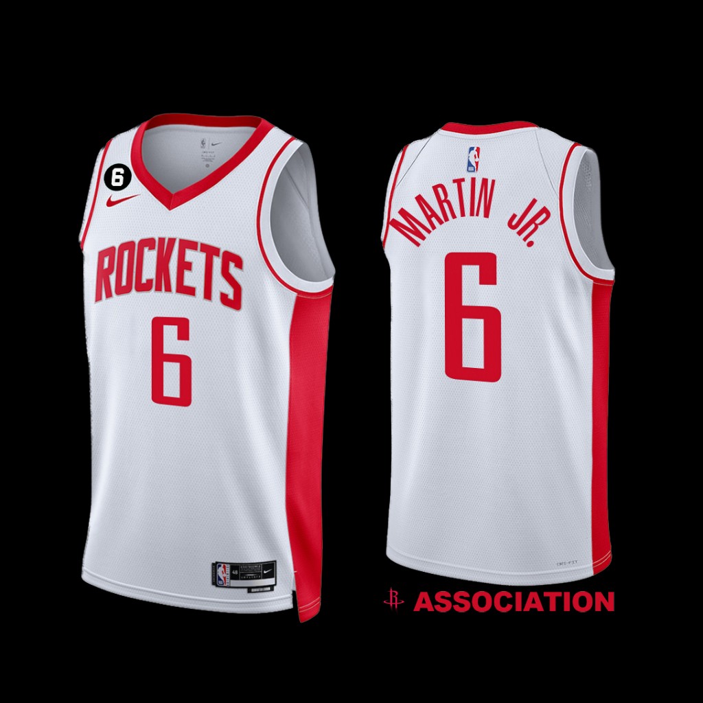 Houston Rockets Kenyon Martin Jr. 2022-23 Association Edition Jersey White Houston Rockets Kenyon Martin Jr. 2022-23 Association Edition Jersey White