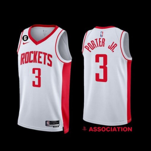 Houston Rockets Kevin Porter Jr. 2022-23 Association Edition Jersey White