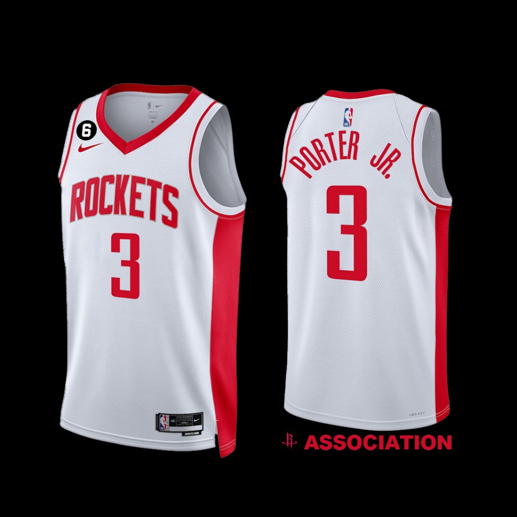 Houston Rockets Kevin Porter Jr. 2022-23 Association Edition Jersey White Houston Rockets Kevin Porter Jr. 2022-23 Association Edition Jersey White