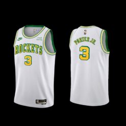 Houston Rockets Kevin Porter Jr. 2022-23 White Classic Edition Jersey