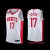 Houston Rockets Tari Eason 2022-23 Icon Edition NO.6 Patch Jersey Red