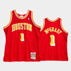 Houston Rockets Tracy McGrady Red 2004 2005 Throwback Jersey