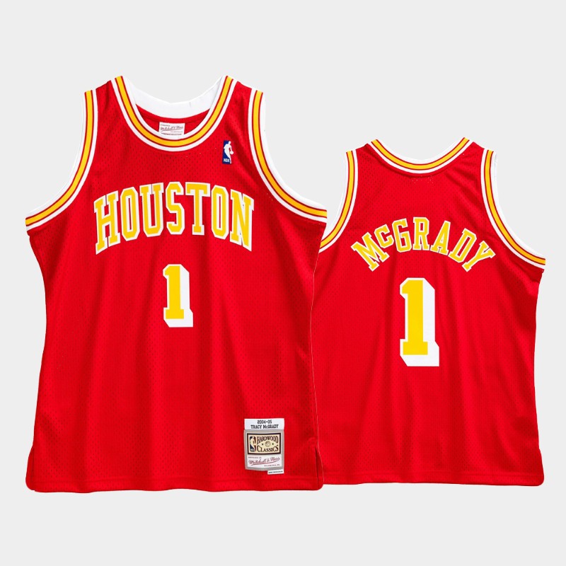 Houston Rockets Tracy McGrady Red 2004 2005 Throwback Jersey Houston Rockets Tracy McGrady Red 2004 2005 Throwback Jersey