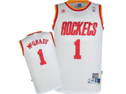 Houston Rockets Tracy McGrady White Throwback Jersey