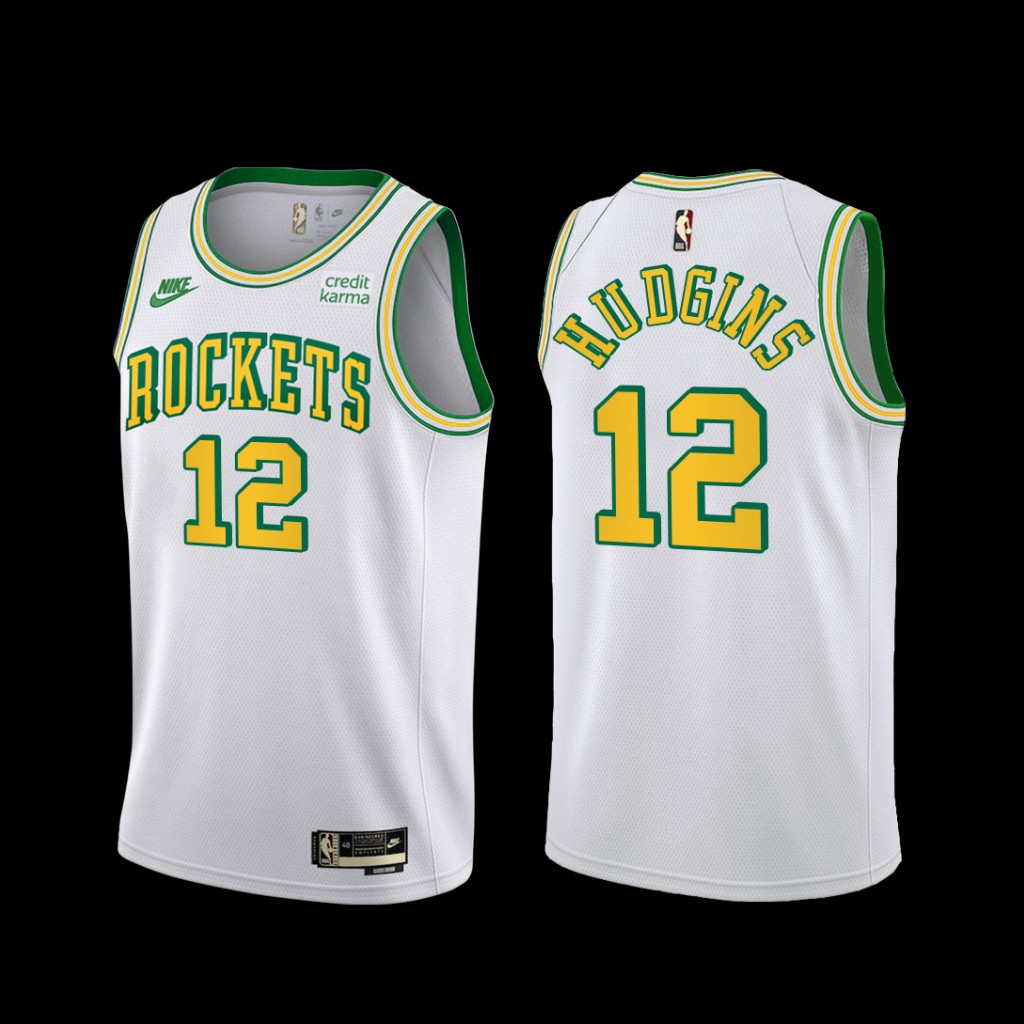 Houston Rockets Trevor Hudgins 2022-23 Classic Edition Jersey White Houston Rockets Trevor Hudgins 2022-23 Classic Edition Jersey White