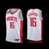 Houston Rockets TyTy Washington 2022-23 Icon Edition NO.6 Patch Jersey Red