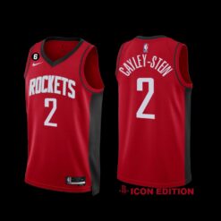 Houston Rockets Willie Cayley-Stein 2022-23 Icon Edition Jersey Red