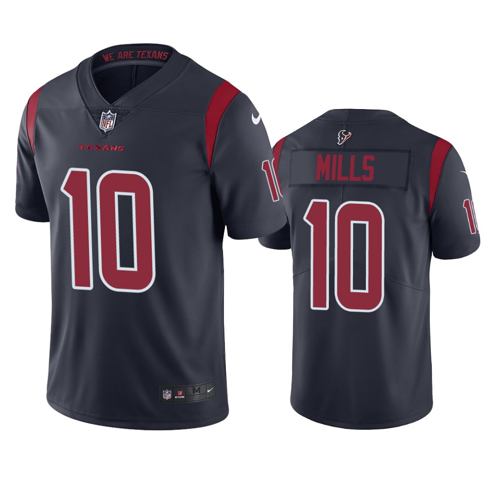 Houston Texans Davis Mills Navy Color Rush Limited Jersey Houston Texans Davis Mills Navy Color Rush Limited Jersey