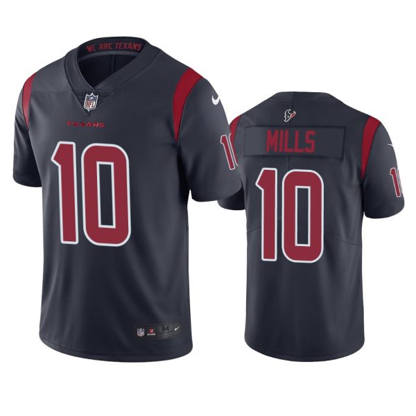 Houston Texans Davis Mills Navy Color Rush Limited Jersey Houston Texans Davis Mills Navy Color Rush Limited Jersey