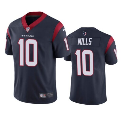Houston Texans Davis Mills Navy Limited Jersey