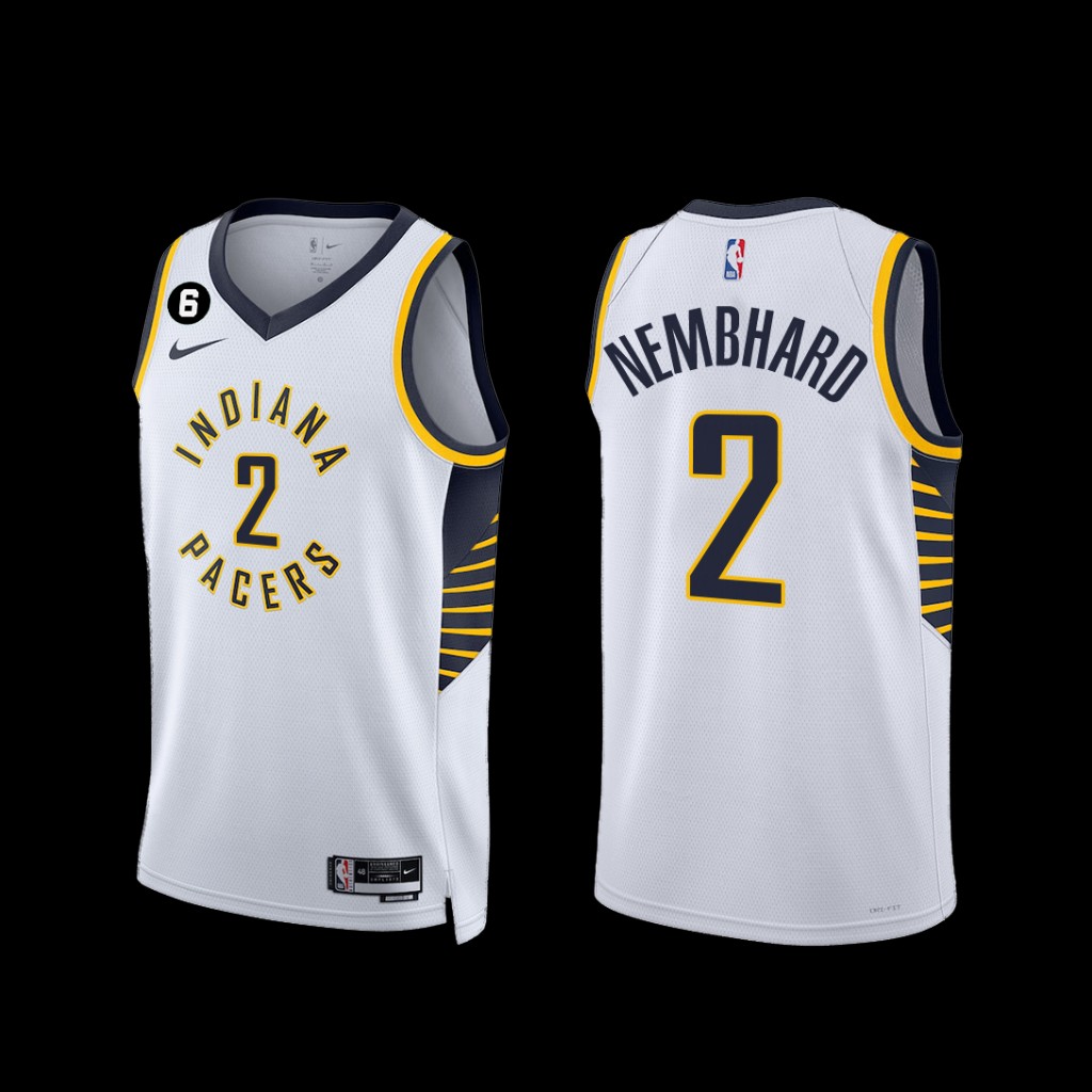 Indiana Pacers Andrew Nembhard 2022-23 Association Edition Jersey White Indiana Pacers Andrew Nembhard 2022-23 Association Edition Jersey White