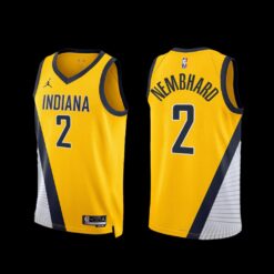 Indiana Pacers Andrew Nembhard 2022-23 Statement Edition Jersey Yellow