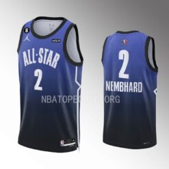 Indiana Pacers Andrew Nembhard 2023 NBA All-Star Draft Blue Jersey