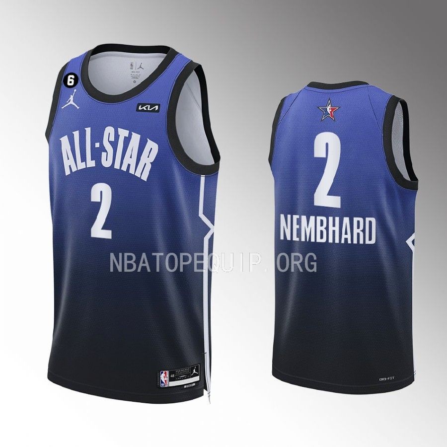 Indiana Pacers Andrew Nembhard 2023 NBA All-Star Draft Blue Jersey Indiana Pacers Andrew Nembhard 2023 NBA All-Star Draft Blue Jersey