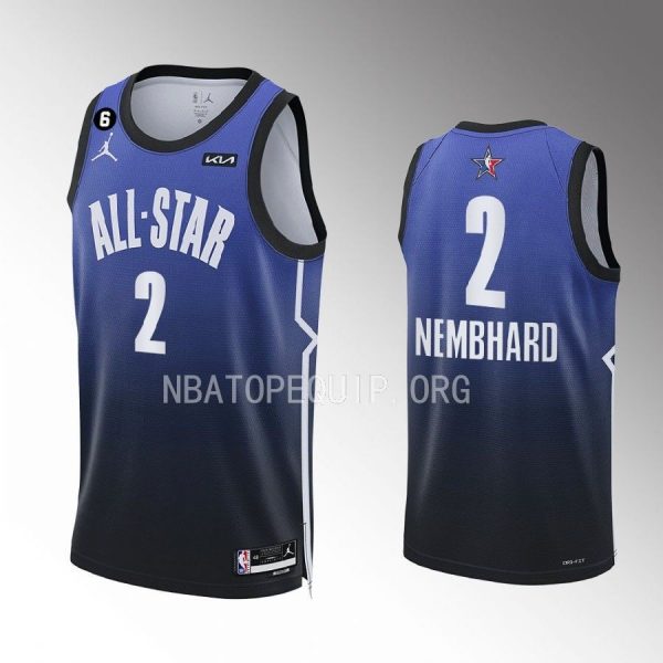 Indiana Pacers Andrew Nembhard 2023 NBA All-Star Draft Blue Jersey Indiana Pacers Andrew Nembhard 2023 NBA All-Star Draft Blue Jersey