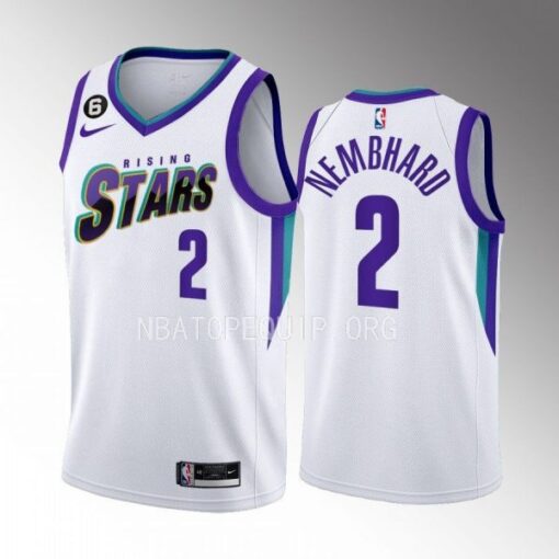 Indiana Pacers Andrew Nembhard 2023 NBA Rising Stars White Jersey