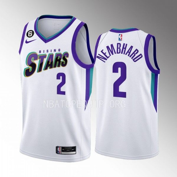 Indiana Pacers Andrew Nembhard 2023 NBA Rising Stars White Jersey Indiana Pacers Andrew Nembhard 2023 NBA Rising Stars White Jersey