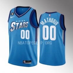 Indiana Pacers Bennedict Mathurin 2023 NBA Rising Stars Blue Jersey