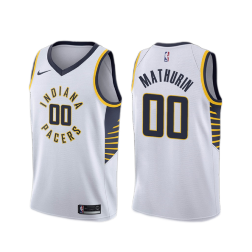 Indiana Pacers Bennedict Mathurin White Association Edition Jersey