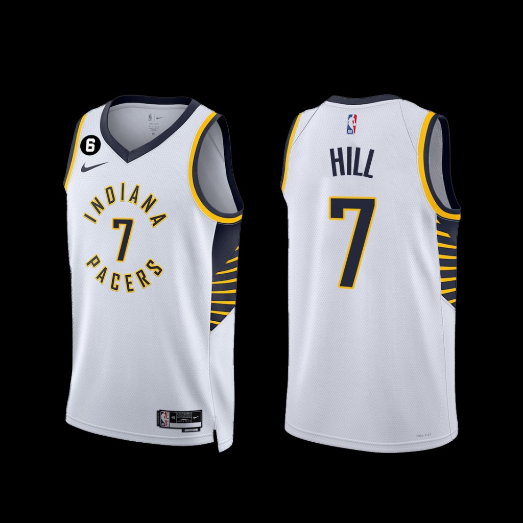 Indiana Pacers George Hill 2022-23 Association Edition Jersey White Indiana Pacers George Hill 2022-23 Association Edition Jersey White