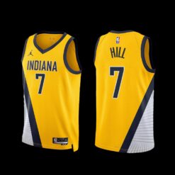 Indiana Pacers George Hill 2022-23 Statement Edition Jersey Yellow